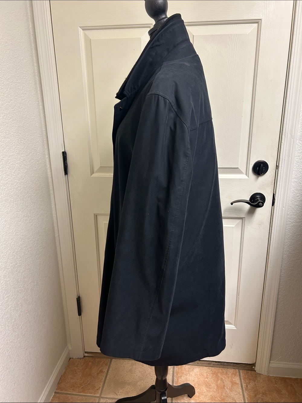 Duomo Couture Jacket Large black polyester/nylon blend with detachable liner - Picture 5 of 12